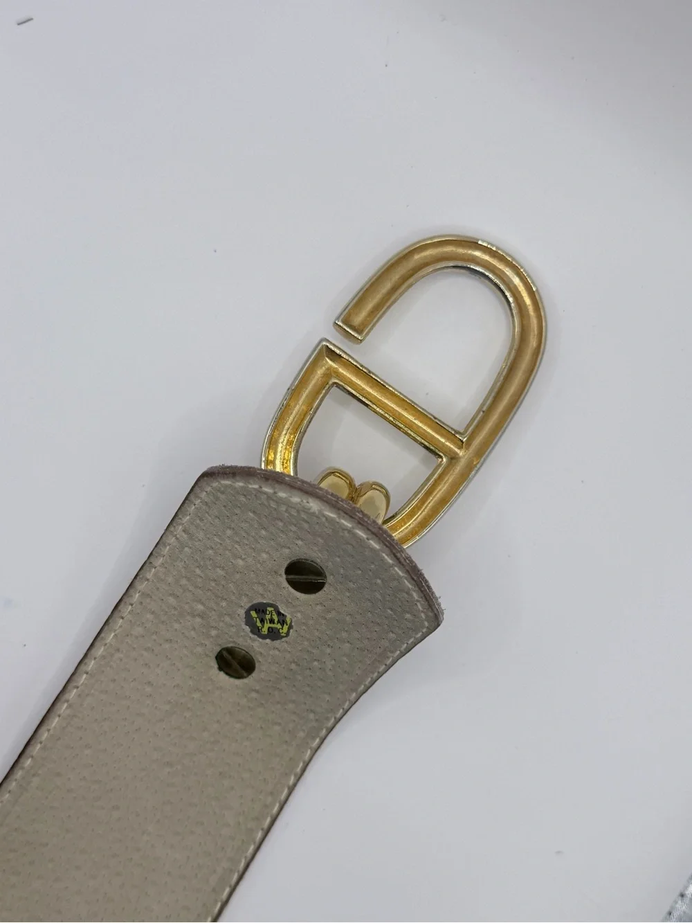 Authentic Christian Dior Vintage Wide Leather Waist Belt
